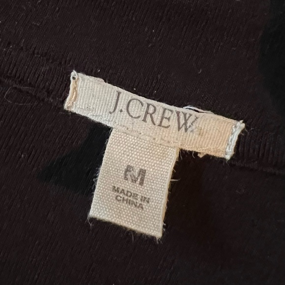 J Crew Cotton Jersey Maxi Dress long with belt & Henley top gold buttons - Picture 4 of 5